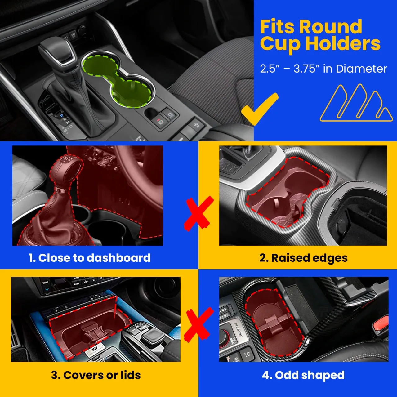 ULTIMATE EXPANDER® - Expandable Cup Holder up to 4.0"