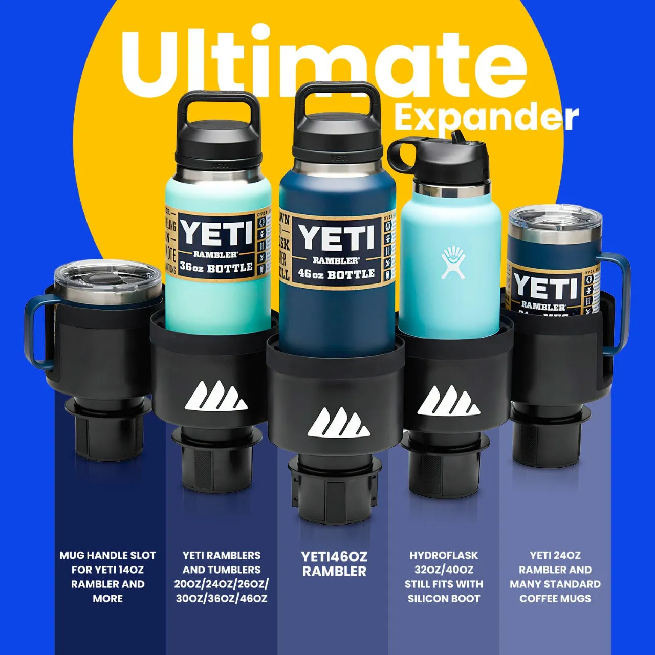 ULTIMATE EXPANDER® - Expandable Cup Holder up to 4.0"