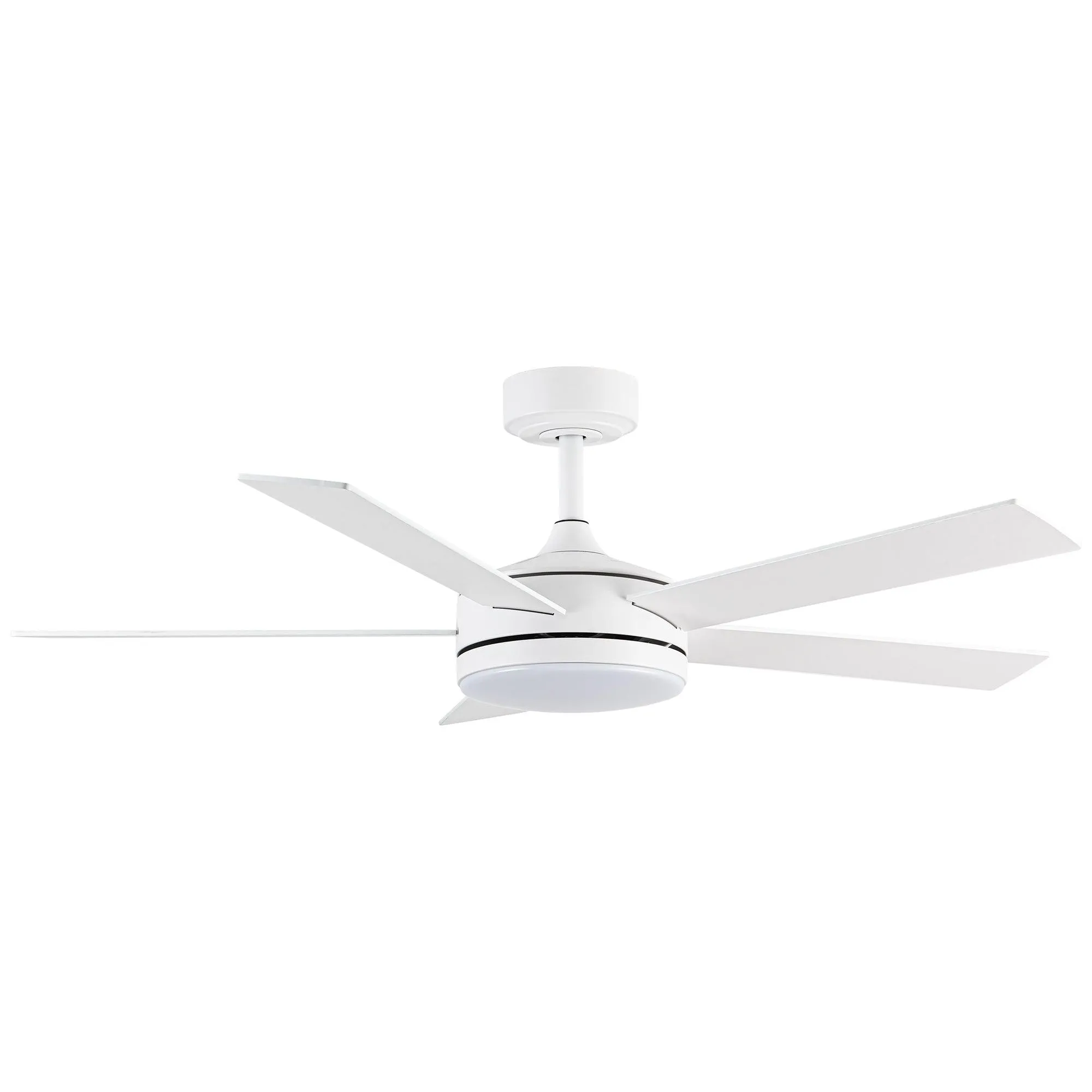 Vaczon 48" 5 Blades Industrial DC Motor Ceiling Fan with LED Lighting and Remote Control