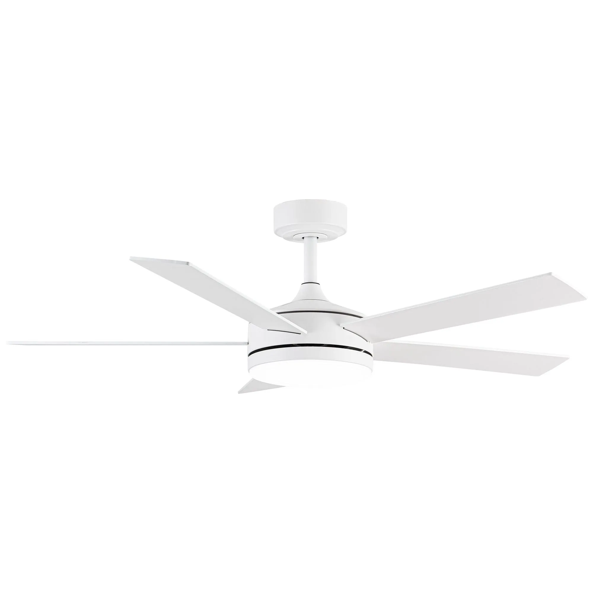 Vaczon 48" 5 Blades Industrial DC Motor Ceiling Fan with LED Lighting and Remote Control