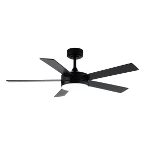 Vaczon 48" 5 Blades Industrial DC Motor Ceiling Fan with LED Lighting and Remote Control