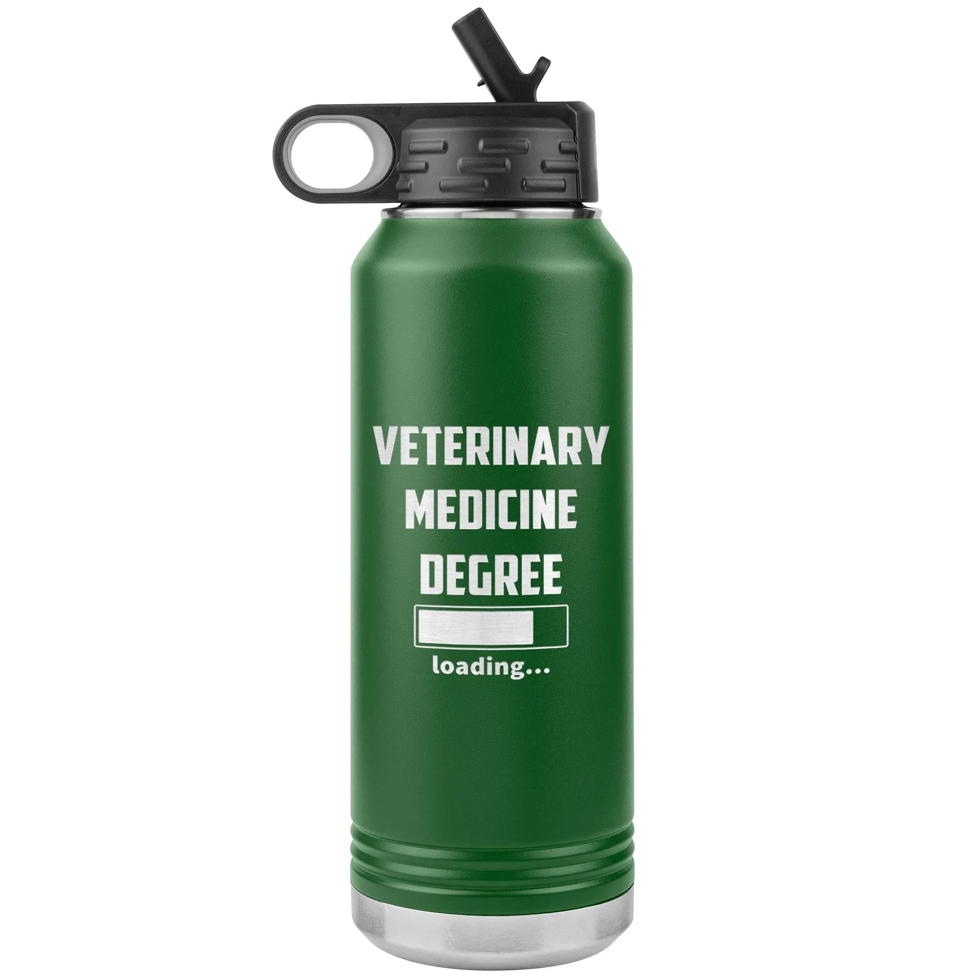 Veterinary medicine degree loading Water Bottle Tumbler 32 oz