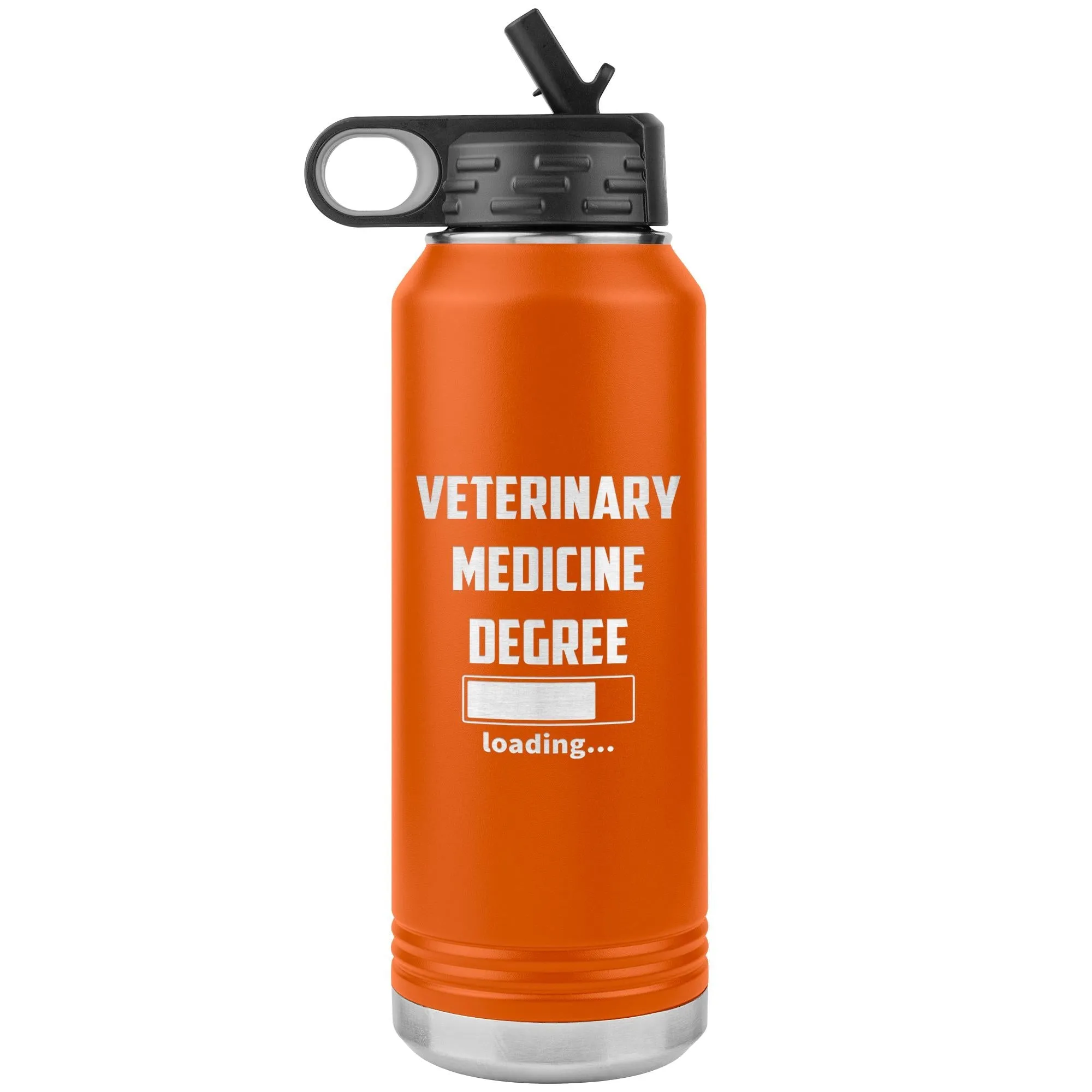 Veterinary medicine degree loading Water Bottle Tumbler 32 oz