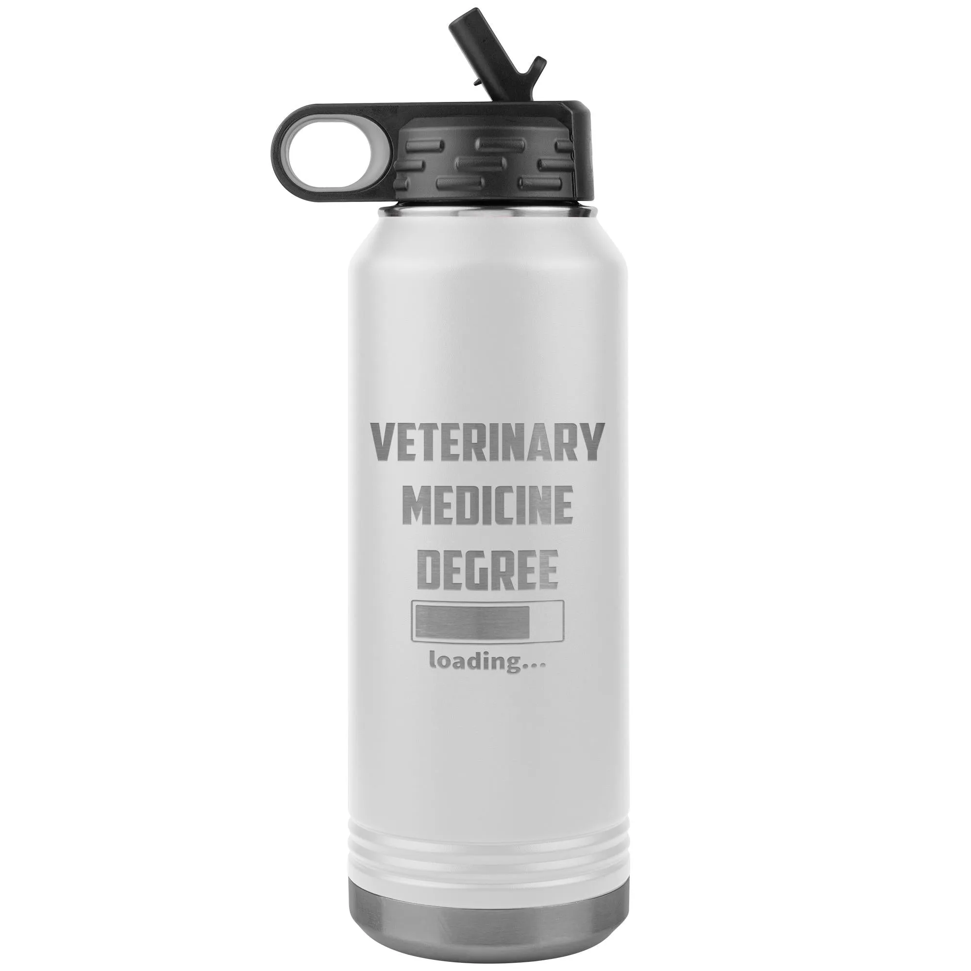 Veterinary medicine degree loading Water Bottle Tumbler 32 oz