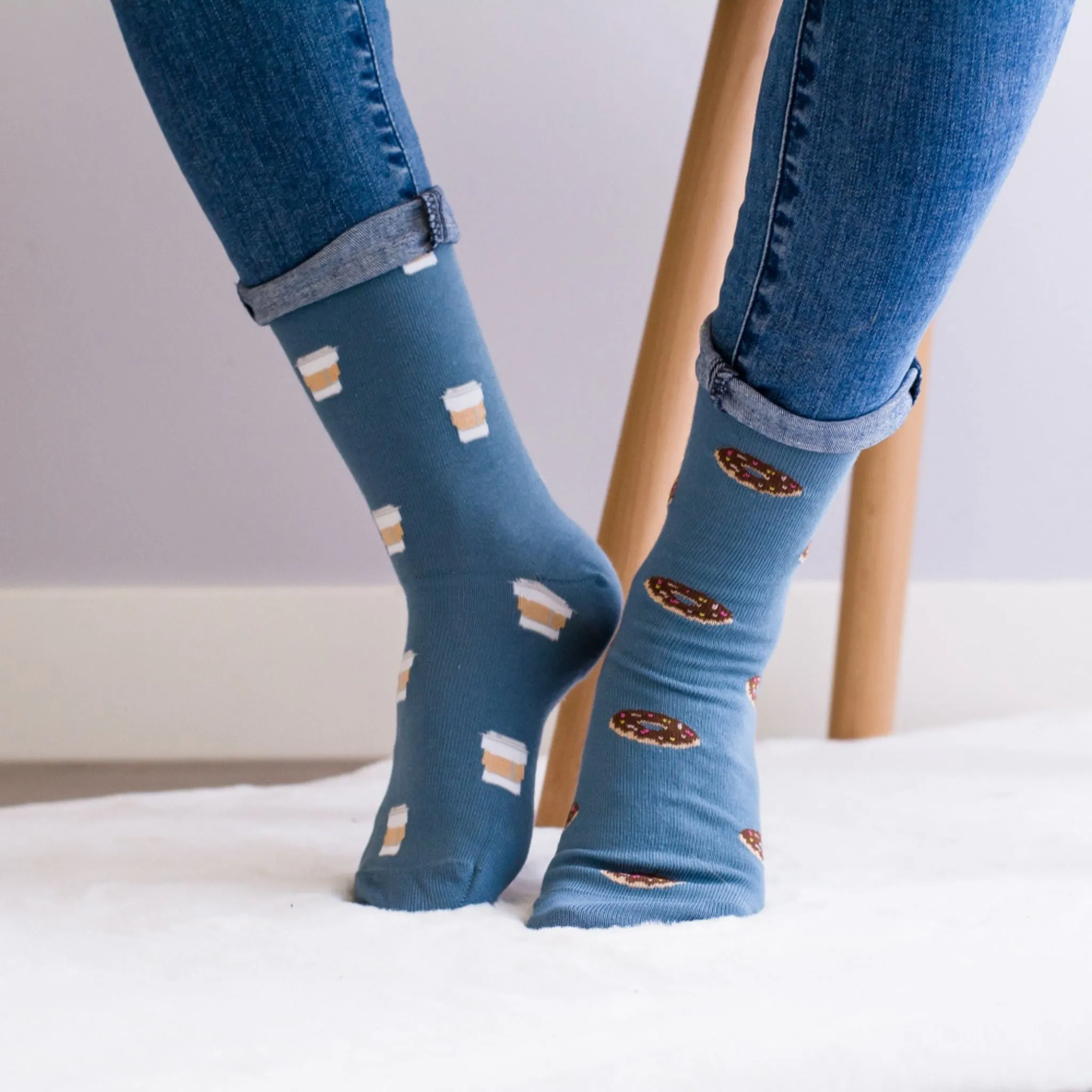 Women's Coffee & Donut Socks