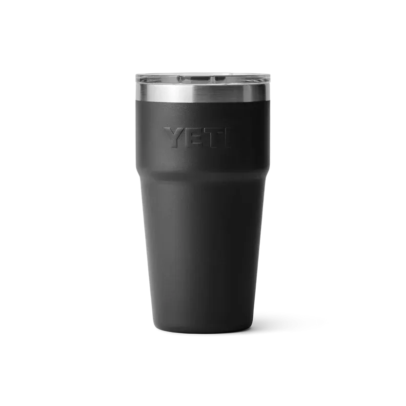 YETI Rambler 20 OZ (591ml) Stackable Cup With Magslider Lid - Black