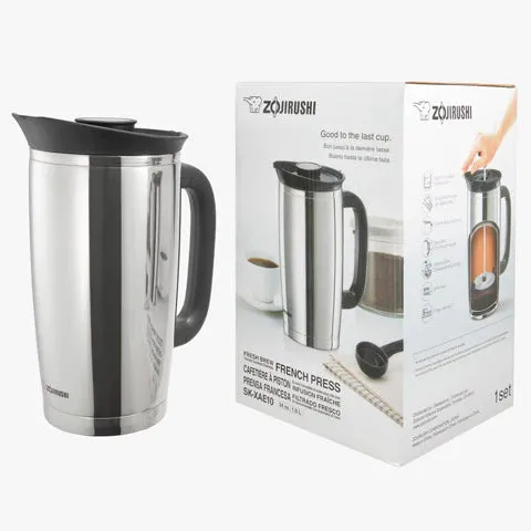 Zojirushi Fresh Brew Vacuum Insulated Stainless French Press SK-XAE10